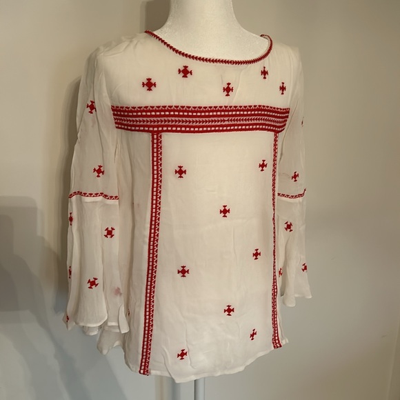 🎉HP🎉NWOT Anthropologie Floreat Adrina Blouse - Picture 8 of 10